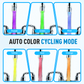 Grifo LED - 3 colores con sensor de temperatura y modos de luz arco iris