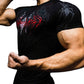 Venom Claw Tight-Fitting Shaped Short-Sleeve Fitness American Streetwear Brand BD Loose-Fit Large Size 100% Cotton Men's Short-Sleeve Tight-Fitting Shir