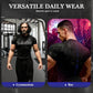 Venom Claw Tight-Fitting Shaped Short-Sleeve Fitness American Streetwear Brand BD Loose-Fit Large Size 100% Cotton Men's Short-Sleeve Tight-Fitting Shir