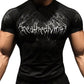 Venom Claw Tight-Fitting Shaped Short-Sleeve Fitness American Streetwear Brand BD Loose-Fit Large Size 100% Cotton Men's Short-Sleeve Tight-Fitting Shir