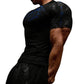 Venom Claw Tight-Fitting Shaped Short-Sleeve Fitness American Streetwear Brand BD Loose-Fit Large Size 100% Cotton Men's Short-Sleeve Tight-Fitting Shir