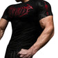 Venom Claw Tight-Fitting Shaped Short-Sleeve Fitness American Streetwear Brand BD Loose-Fit Large Size 100% Cotton Men's Short-Sleeve Tight-Fitting Shir