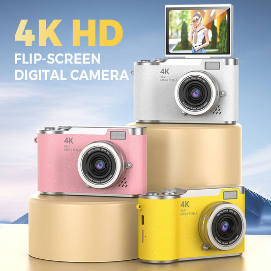 Cámara digital con pantalla giratoria 4K HD✈️32 GB-64 GB, envío gratuit