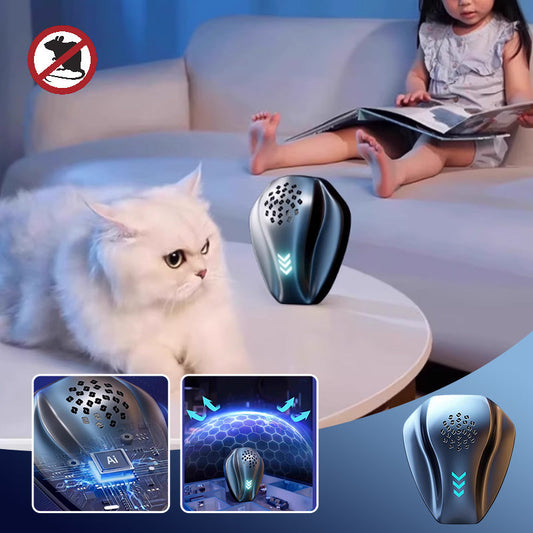 Repelente inteligente de roedores con pulsos sónicos y I