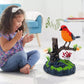 Juguete interactivo con pájaro que gorjea activado por vo