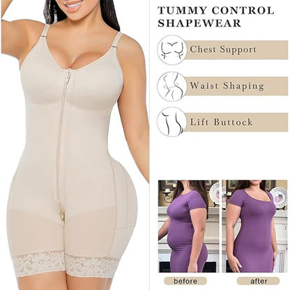 💗ÚLTIMO DÍA DE PROMOCIÓN - 50 % DE DESCUENTO💗Body moldeador para mujer que reafirma el abdomen y realza los glúteos
