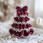 🤚🎁Kit de árbol de Navidad de ganchillo DIY: kit de decoración navideña hecho a man