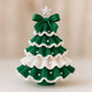 🤚🎁Kit de árbol de Navidad de ganchillo DIY: kit de decoración navideña hecho a man