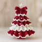 🤚🎁Kit de árbol de Navidad de ganchillo DIY: kit de decoración navideña hecho a man