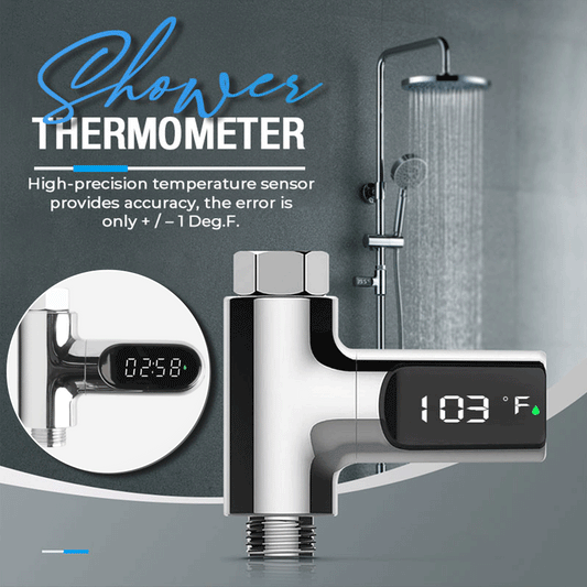 Termómetro digital para ducha: lector instantáneo de la temperatura del agua