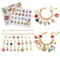 🌲Especial Navidad anticipada 49 % DE DESCUENTO🎁Set de 24 pulseras DIY para el calendario de Adviento de Navida