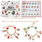 🌲Especial Navidad anticipada 49 % DE DESCUENTO🎁Set de 24 pulseras DIY para el calendario de Adviento de Navida