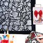 Manta para colorear DIY con rotuladores