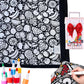 Manta para colorear DIY con rotuladores