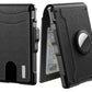 🔥49 % de descuento por el Día del Padre🎁Cartera AirTag para hombre: con funda de aluminio emergente, pinza para billetes, ranuras de cuero finas, tarjetero, bloqueo RFID, cartera minimalista con doble pliegue.