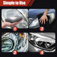 Restaurador profesional de faros de coche de 180 ml con esponja