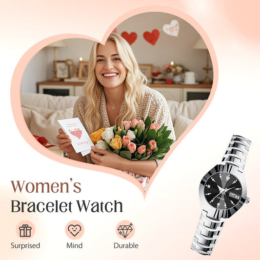 Reloj elegante e impermeable para mujer