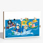 Kit completo para manualidades con papel de colores en 3D