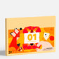 Kit completo para manualidades con papel de colores en 3D