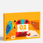 Kit completo para manualidades con papel de colores en 3D