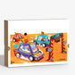 Kit completo para manualidades con papel de colores en 3D