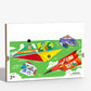Kit completo para manualidades con papel de colores en 3D