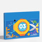 Kit completo para manualidades con papel de colores en 3D