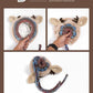 🎅Precio sorpresa: ¡solo 9,99 $!🎄🦌Cuernos navideños de punto hechos a mano 2 en 1 (gorro/bolso)🧶