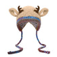 🎅Precio sorpresa: ¡solo 9,99 $!🎄🦌Cuernos navideños de punto hechos a mano 2 en 1 (gorro/bolso)🧶