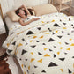 Manta Grande de Lujo con Estampado para Cama