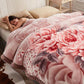 Manta Grande de Lujo con Estampado para Cama
