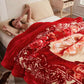 Manta Grande de Lujo con Estampado para Cama