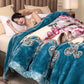 Manta Grande de Lujo con Estampado para Cama