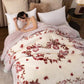 Manta Grande de Lujo con Estampado para Cama