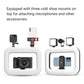 Luz de relleno LED recargable para selfies