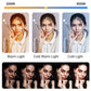 Luz de relleno LED recargable para selfies