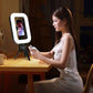 Luz de relleno LED recargable para selfies