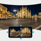 Cámara de seguridad de doble lente con visión nocturna