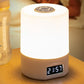 Lámpara LED para mesilla de noche con luz suave y cuidado ocular