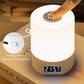 Lámpara LED para mesilla de noche con luz suave y cuidado ocular
