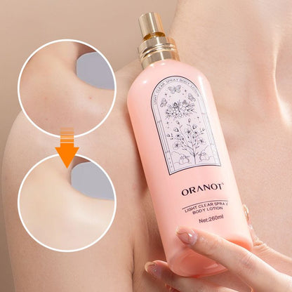 Loción corporal hidratante y nutritiva en spray