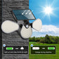 Luz solar con sensor y triple pliegue