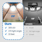 Luz solar con sensor y triple pliegue