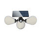 Luz solar con sensor y triple pliegue