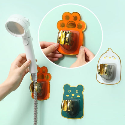 Soporte autoadhesivo para cabezal de ducha con dibujos animados