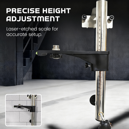 Soporte de montaje en pared para nivel láser ajustable