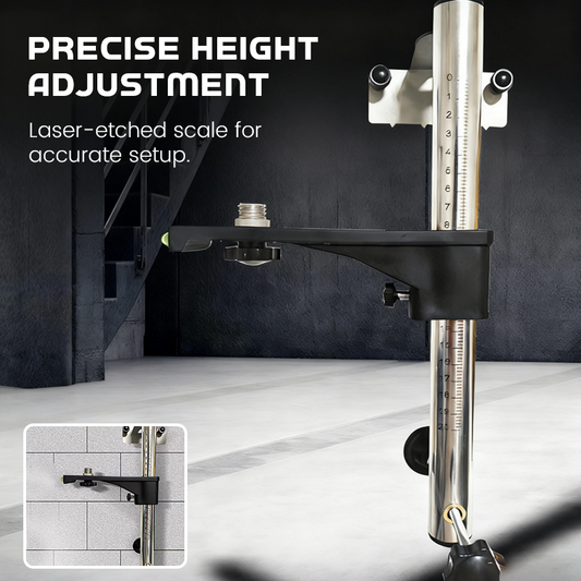 Soporte de montaje en pared para nivel láser ajustable