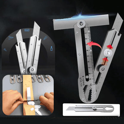 Cuchillo multiusos con hoja retráctil desprendible