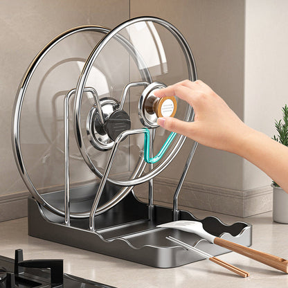 🍳Soporte para Tapas de Cocina · Orden limpio y visible