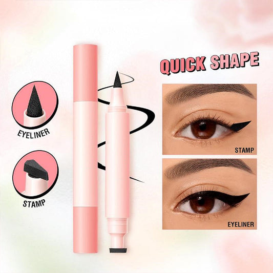 👁️ ¡Un solo toque y listo! Delineador con sello PINKFLASH, ojos perfectos incluso para principiantes ✨